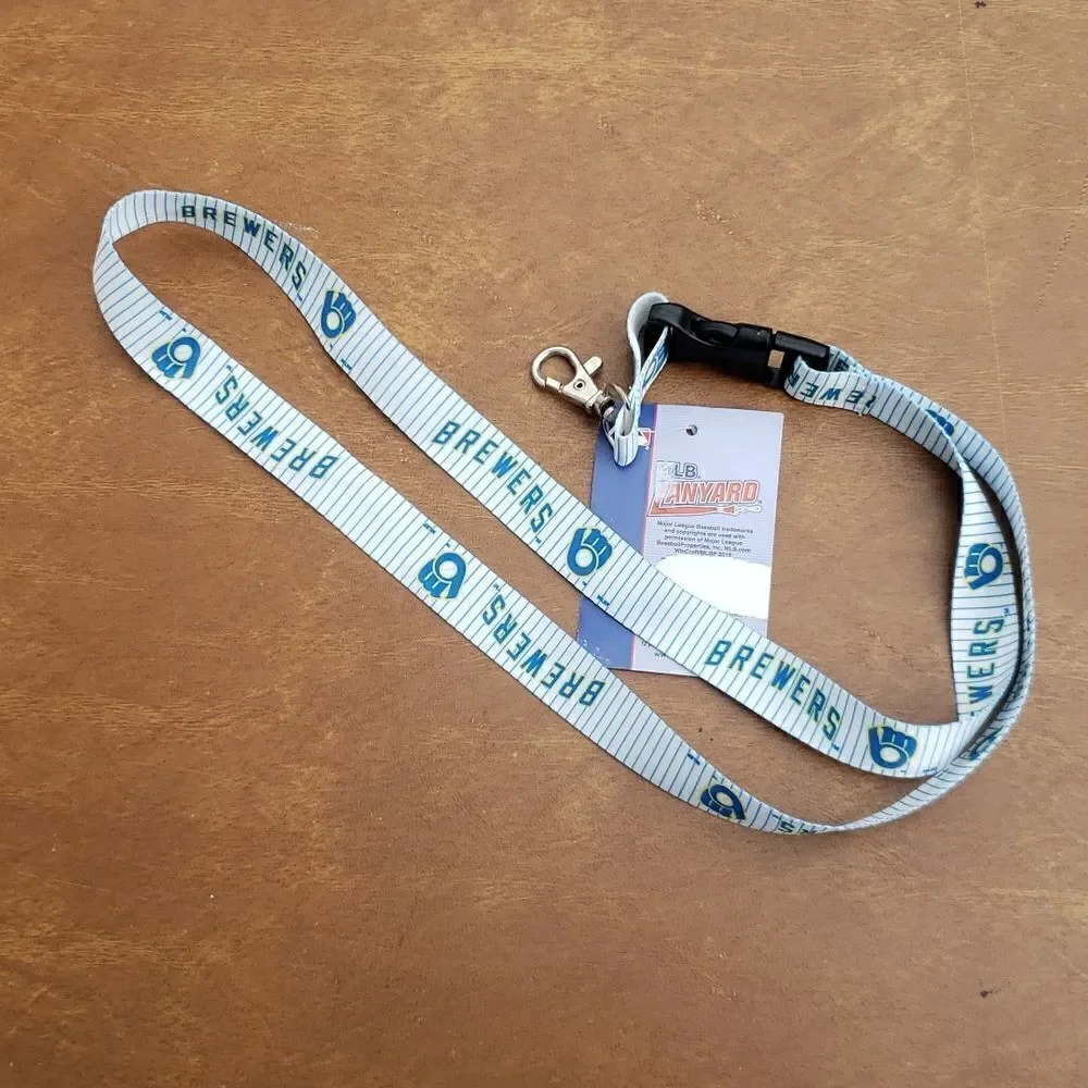 NWT Milwaukee Brewers Lanyard